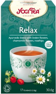 Ajurvedinė arbata RELAX, ekologiška YOGI TEA
