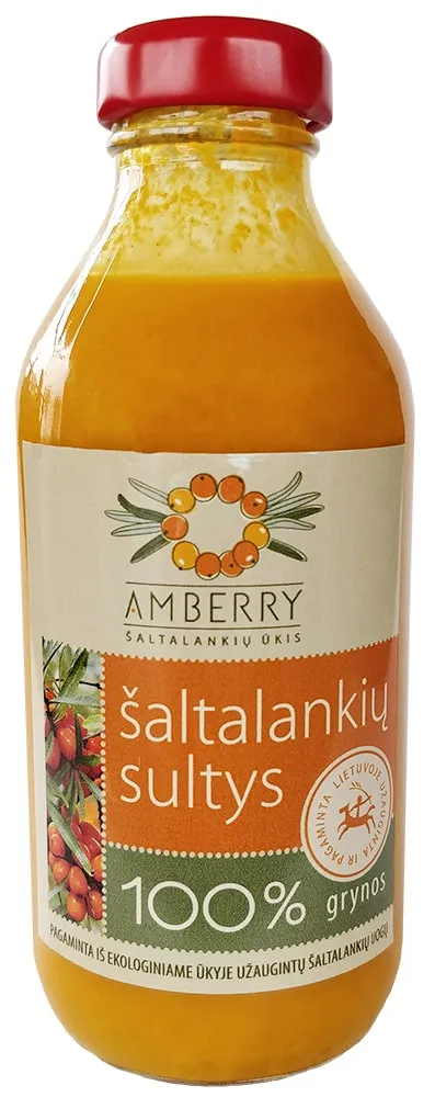 Šaltalankių sultys AMBERRY, 330 ml