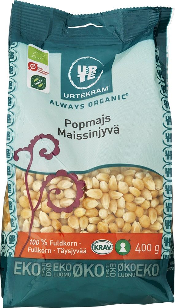 Kukurūzai spraginimui, ekologiški URTEKRAM, 400 g