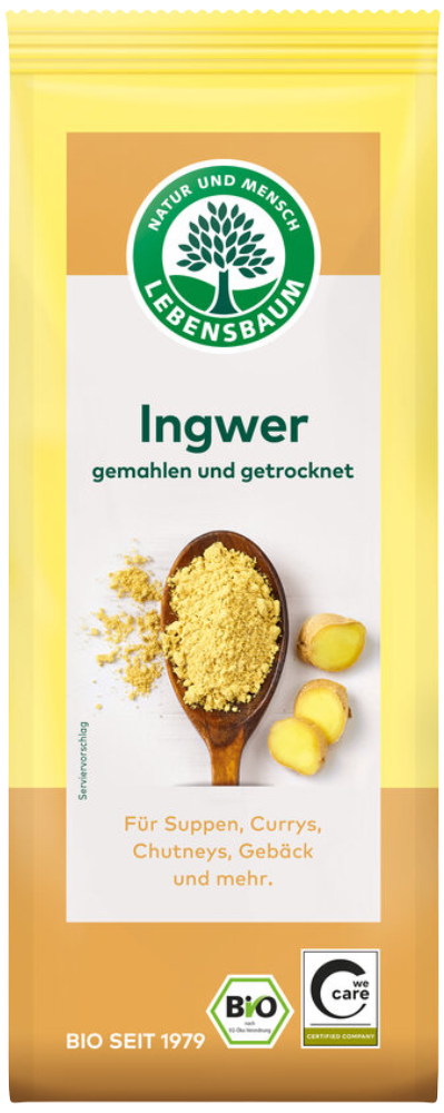 Imbieras, maltas, ekologiškas LEBENSBAUM, 40 g