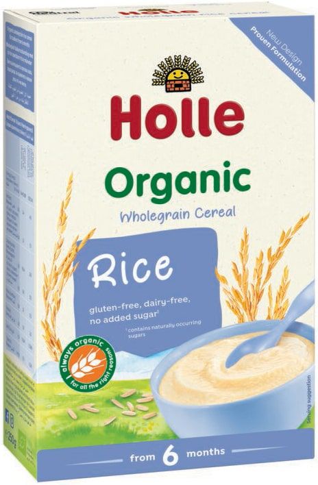 Ryžių košė kūdikiams nuo 6 mėn., ekologiška HOLLE, 250 g