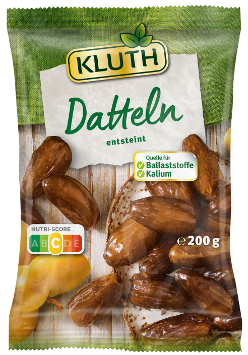 Džiovintos datulės be kauliukų KLUTH