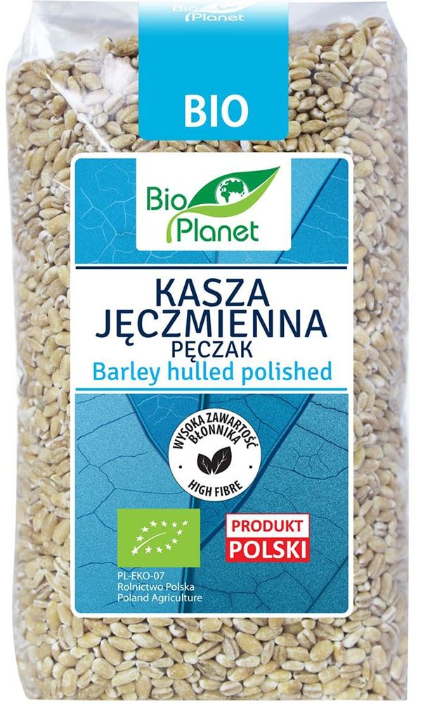 Perlinės miežių kruopos, ekologiškos BIO PLANET, 500 g