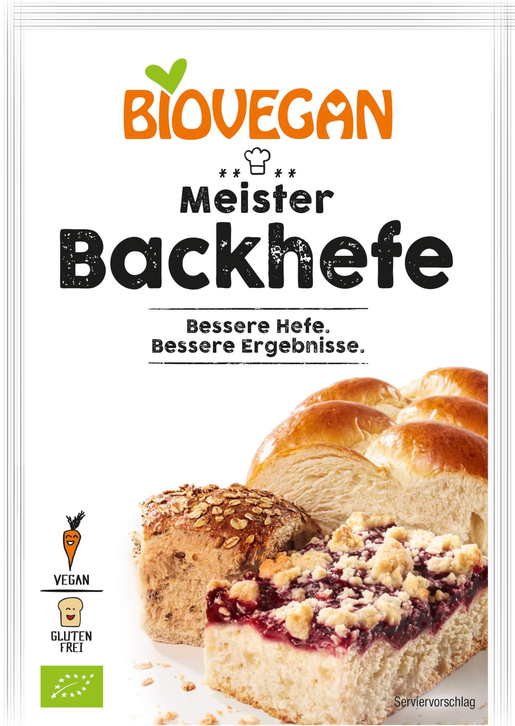 Mielės, ekologiškos BIOVEGAN, 7 g
