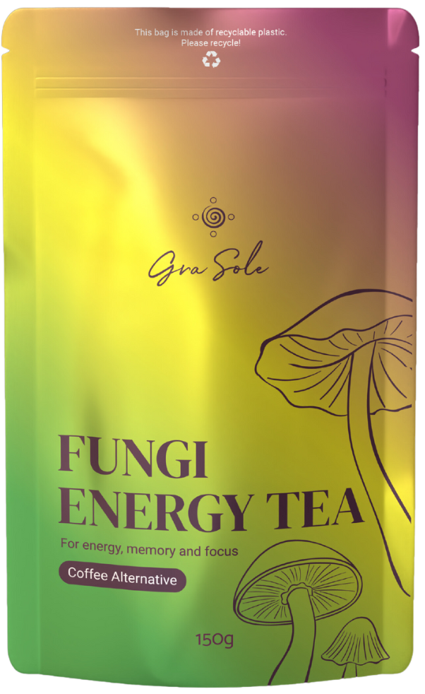 Arbata FUNGI ENERGY TEA GRASOLE, 150 g