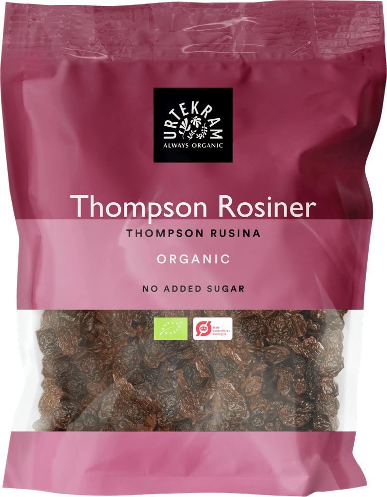 Razinos „Thompson“, ekologiškos URTEKRAM, 200 g