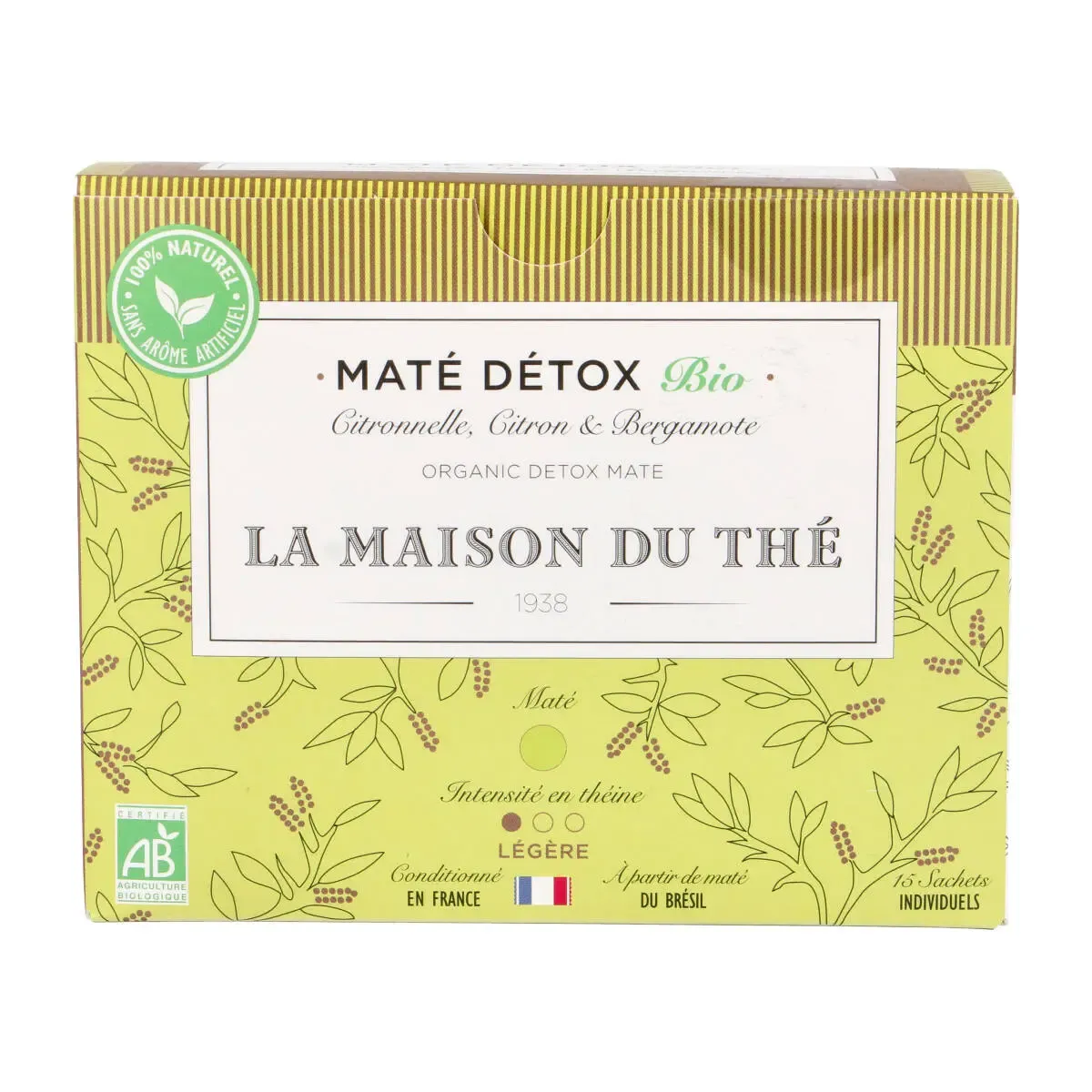 Arbata DETOX MATE, 15 pak. LA MAISON DU THÉ