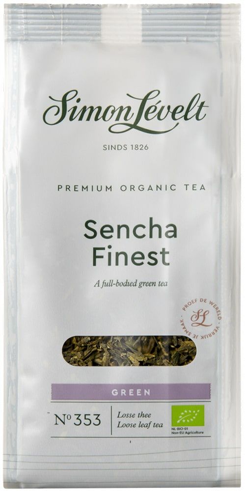 Žalioji arbata SENCHA FINEST, biri, ekologiška SIMON LEVELT, 90 g