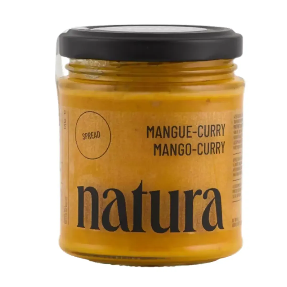 Padažas - užtepėlė su mangais ir kariu, ekologiškas NATURA