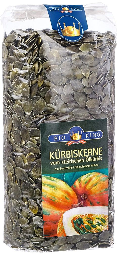 Austriškų moliūgų sėklos, ekologiškos BIO KING, 1 kg