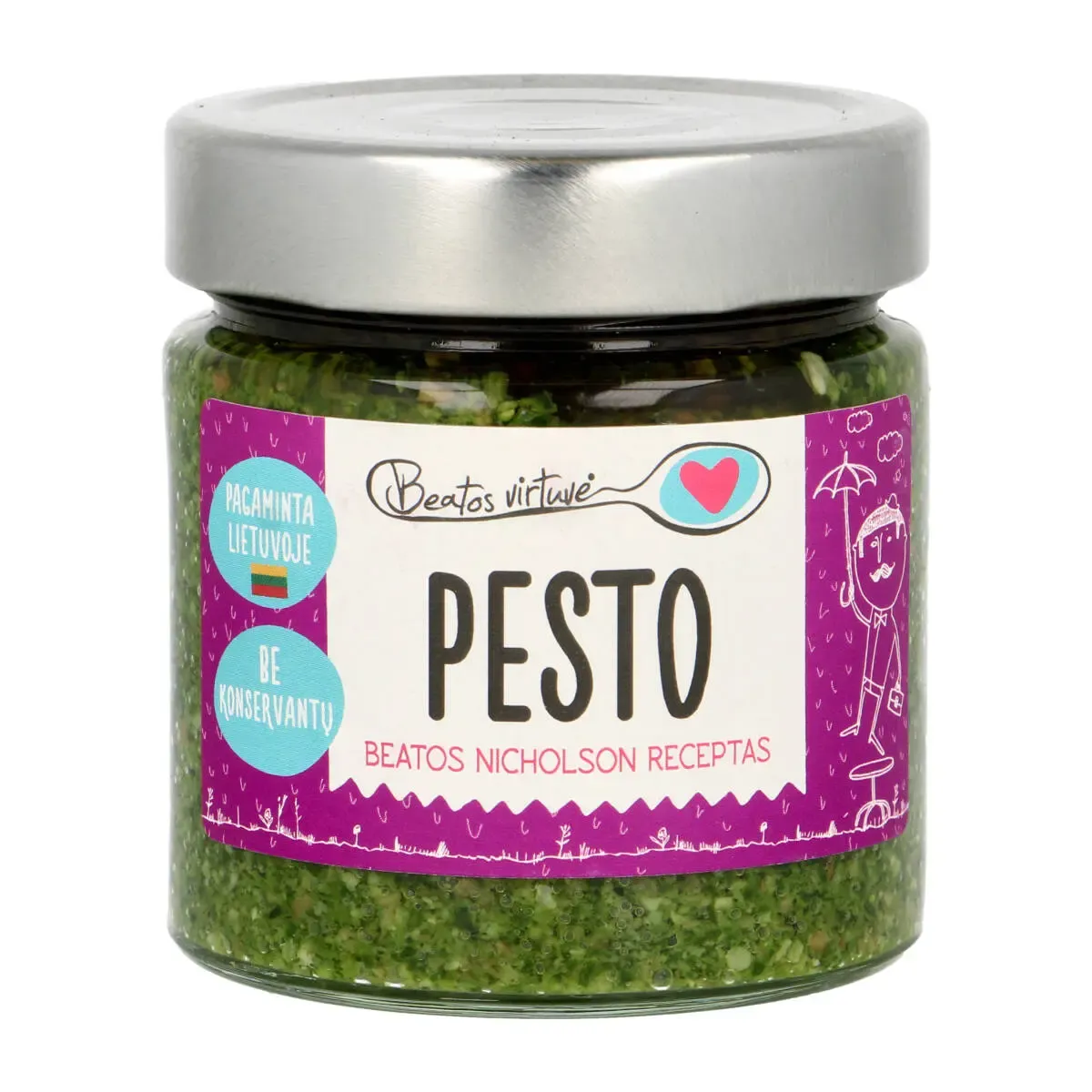Bazilikų pesto padažas BEATOS VIRTUVĖ