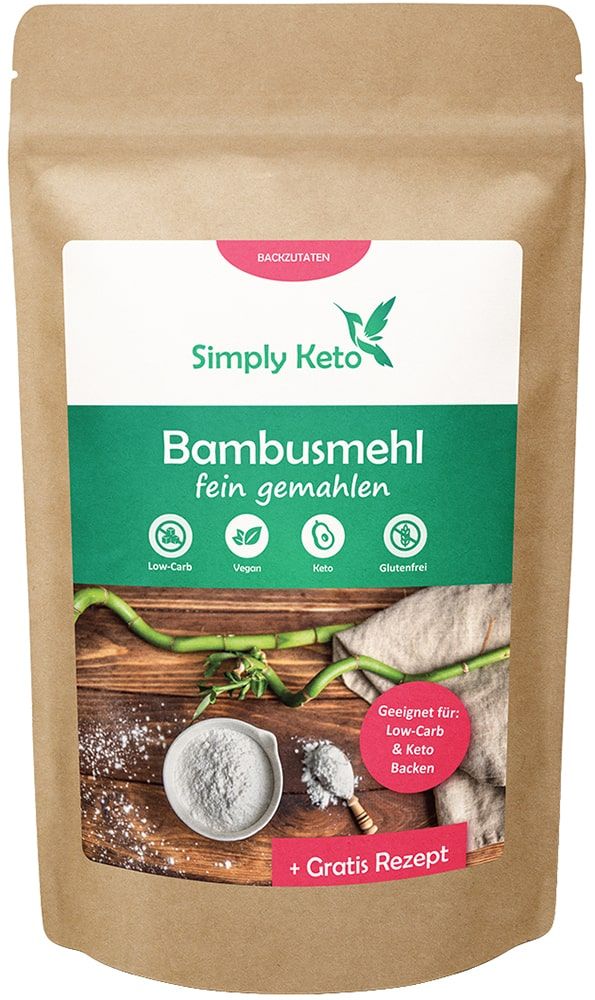 Bambuko miltai, smulkiai malti SIMPLY KETO, 300 g