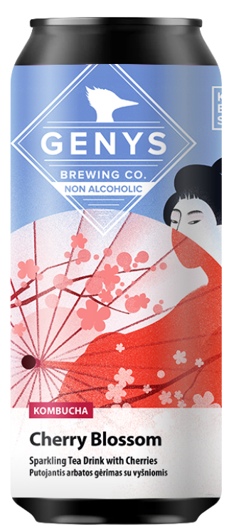 Putojantis arbatos gėrimas „Cherry Blossom“ GENYS, 440 ml