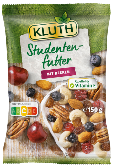 Džiovintų vaisių ir riešutų mišinys KLUTH