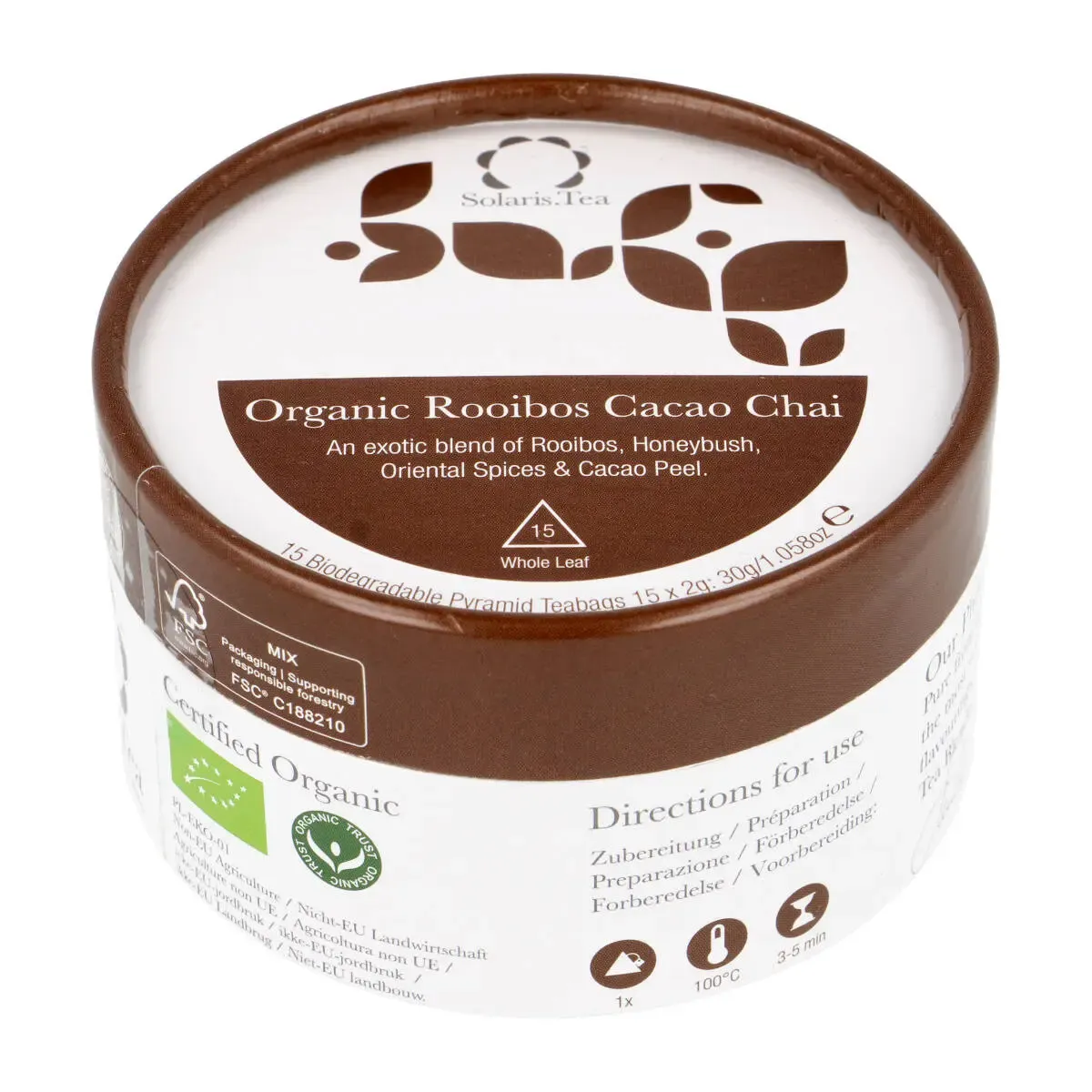 Arbata ROOIBOS CACAO CHAI SOLARIS TEA
