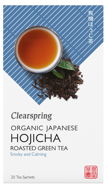 Japoniška žalioji arbata HOJICHA, ekologiška CLEARSPRING, 20 pak. (36 g)