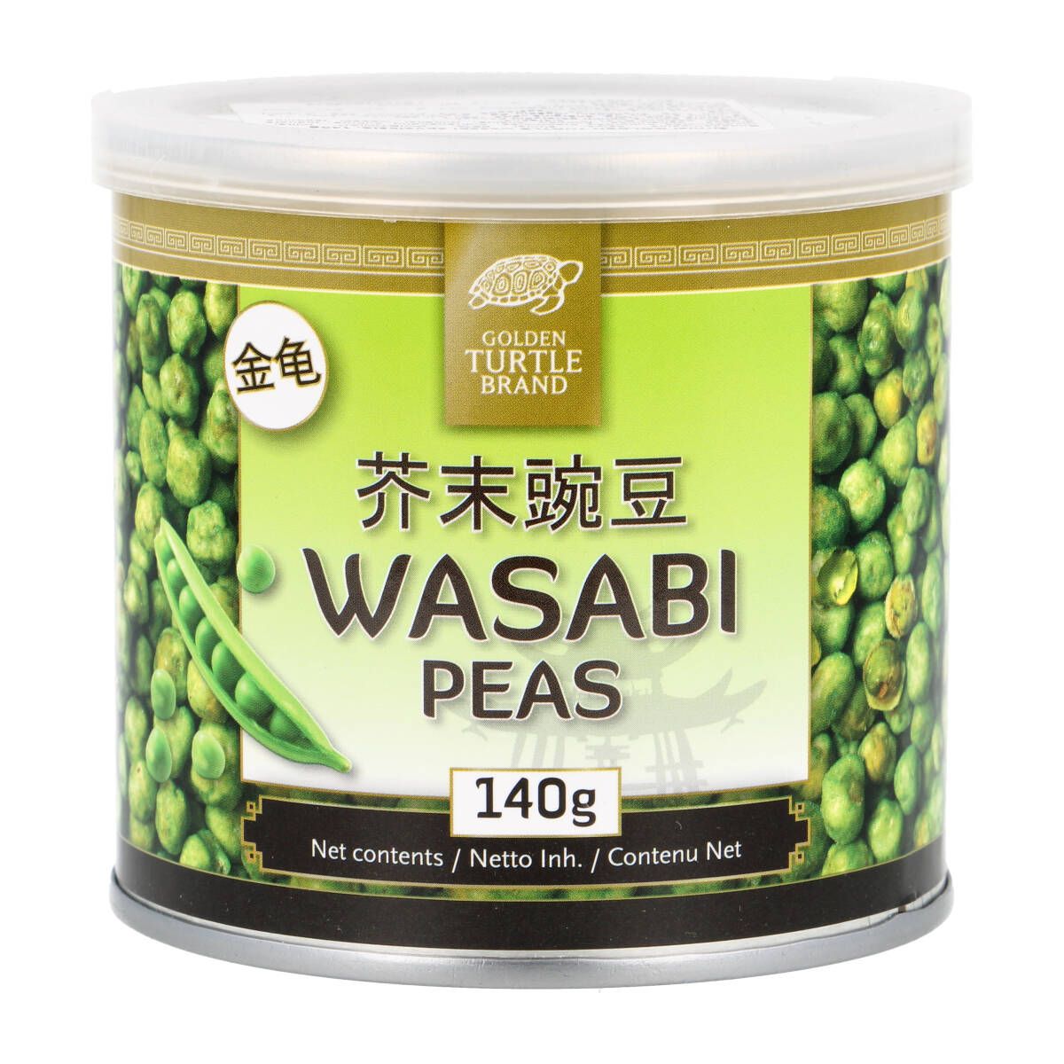 Žirniai vasabių skonio apvalkale WASABI PEAS GOLDEN TURTLE