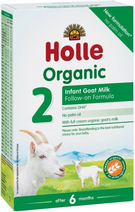 Tolesnio maitinimo ožkų pieno mišinys kūdikiams nuo 6 mėnesių Nr. 2, biodinaminis HOLLE, 400 g