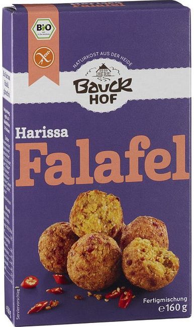 Ruošinys falafeliams su aitriąja paprika, ekologiškas BAUCK MÜHLE, 160 g