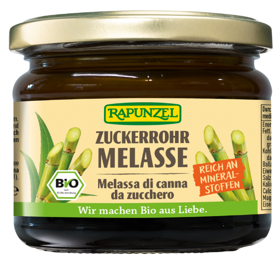 Cukranendrių melasa, ekologiška RAPUNZEL, 300 g