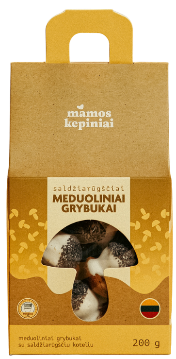 Saldžiarūgščiai meduoliniai grybukai MAMOS KEPINIAI, 200 g