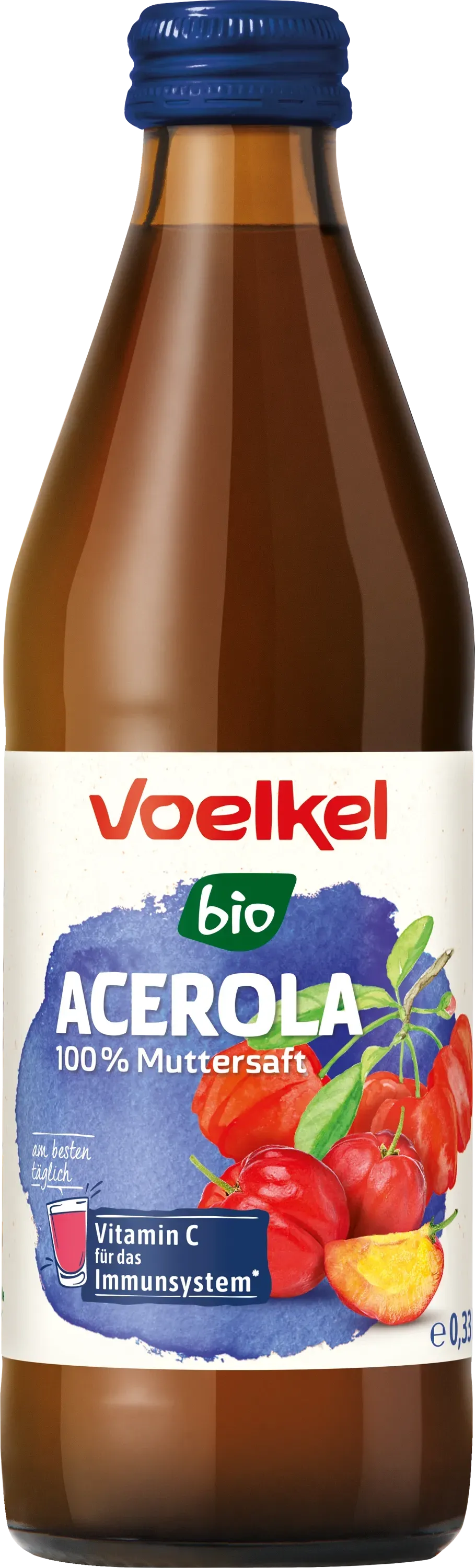 Acerolos vaisių sultys, ekologiškos VOELKEL, 330 ml
