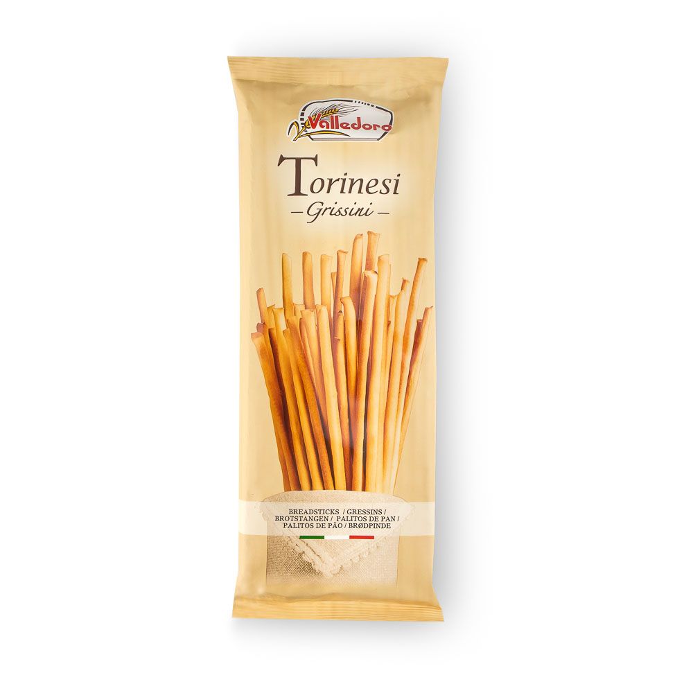 Lazdelės GRISSINI TORINESI VALLEDORO, 100 g