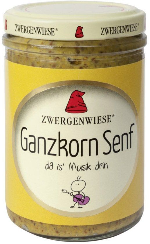 Pilno grūdo garstyčios, ekologiškos ZWERGENWIESE, 160 ml