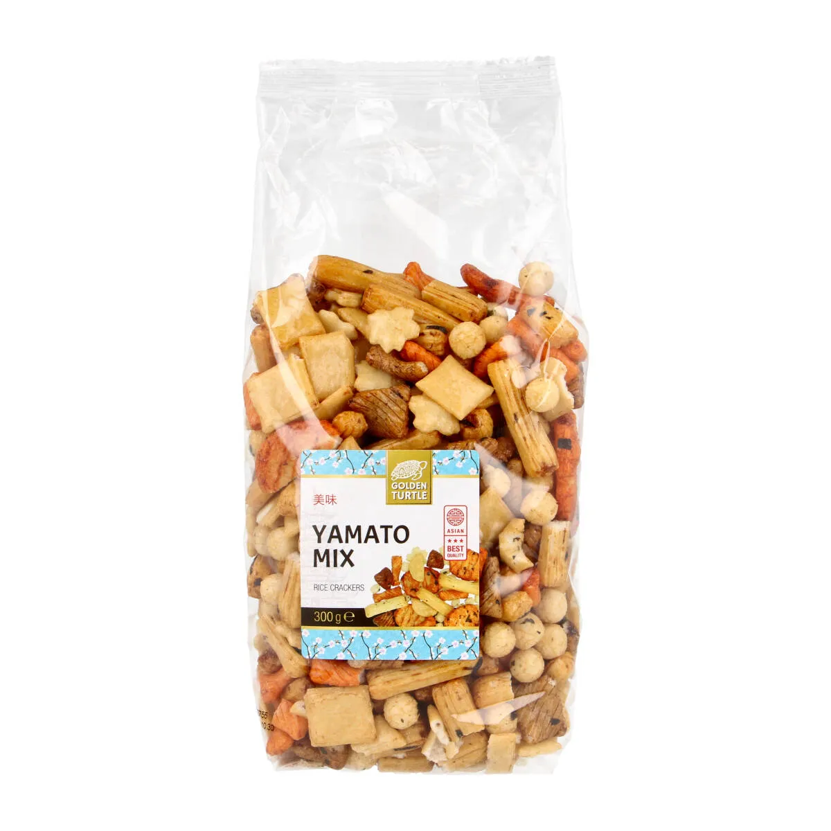 Ryžių krekeriai YAMATO MIX GOLDEN TURTLE