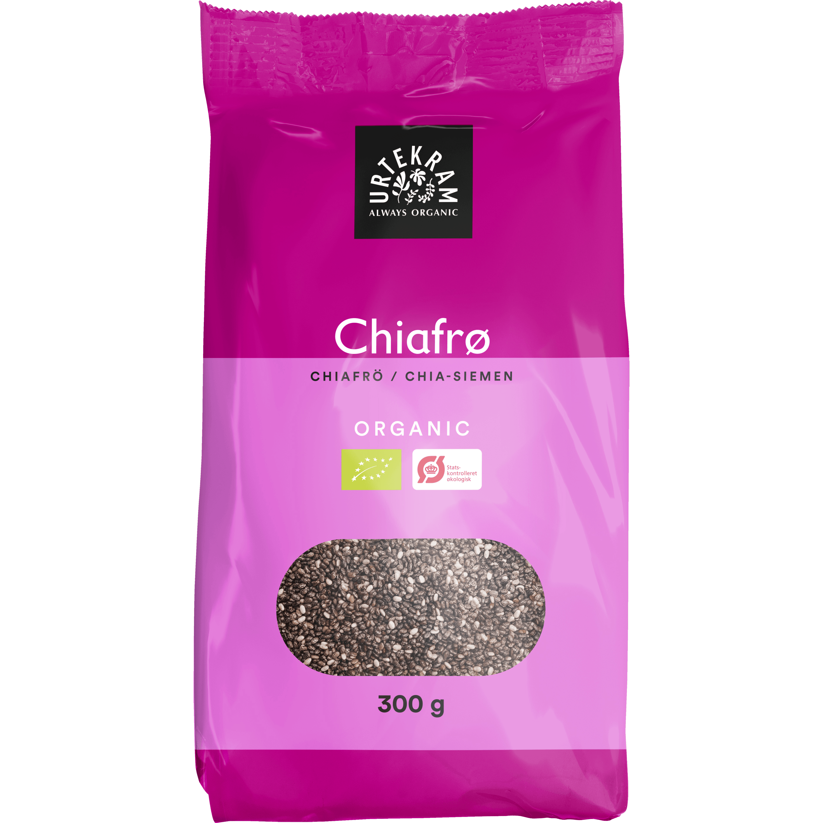 Ispaninio šalavijo (chia) sėklos, ekologiškos URTEKRAM, 300 g