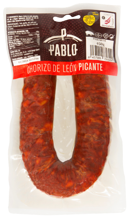 Vytinta aštri kiaulienos dešra CHORIZO PICANTE PABLO