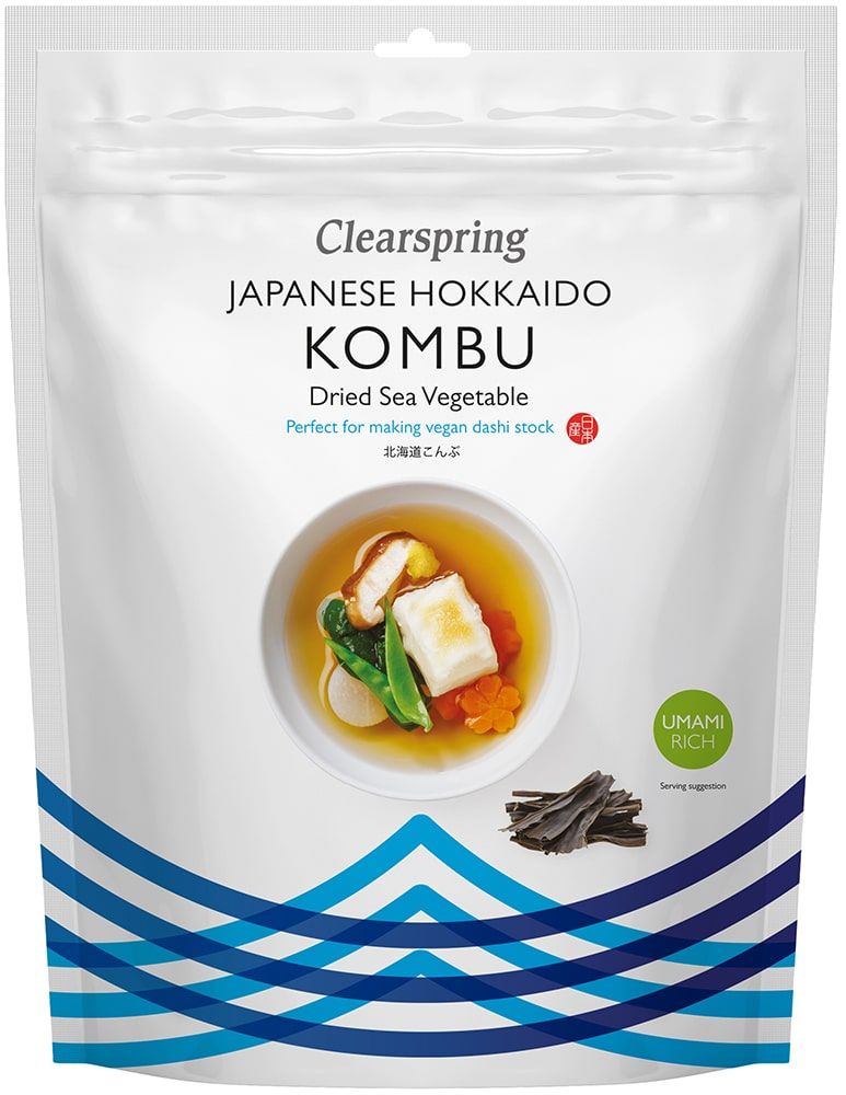 Dried Sea Vegetables Hokkaido Kombu Clearspring, 40 g