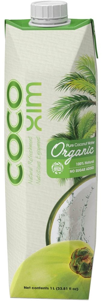 Jaunų kokosų vanduo, ekologiškas COCOXIM, 1 l