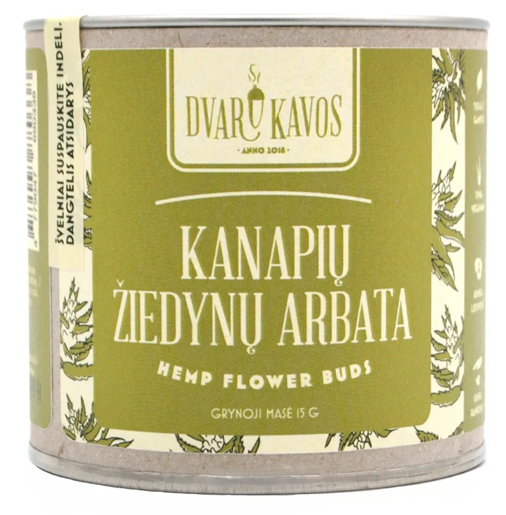 Kanapių žiedų arbata DVARO KAVOS, 15 g