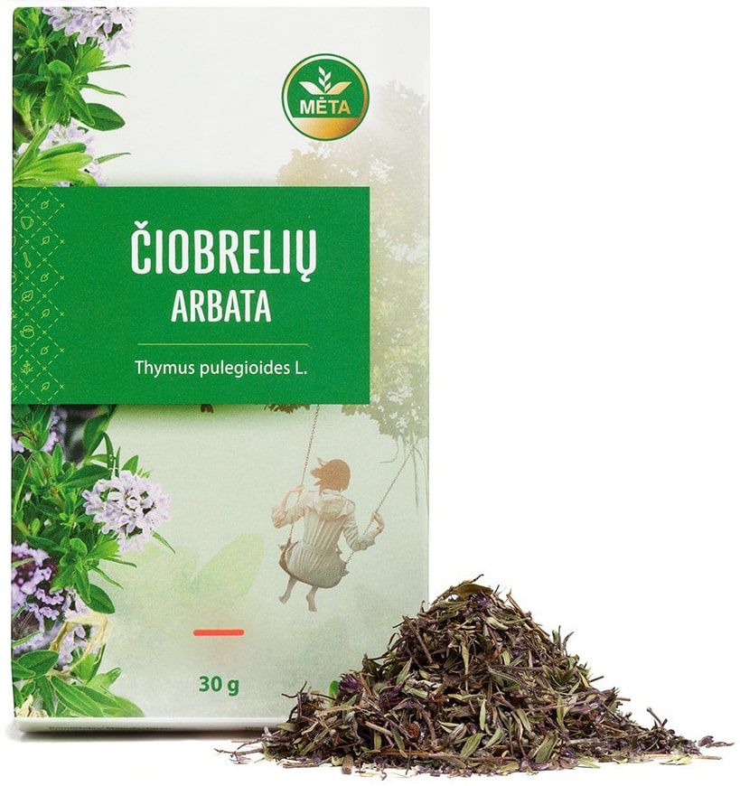 Čiobrelių arbata, biri MĖTA, 30 g