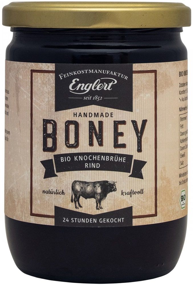 Jautienos kaulų sultinys, ekologiškas ENGLERT, 440 ml