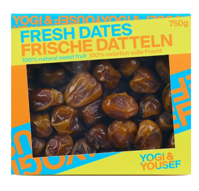 Šviežios minkštos datulės su kauliukais YOGI & YOUSEF'S, 750 g