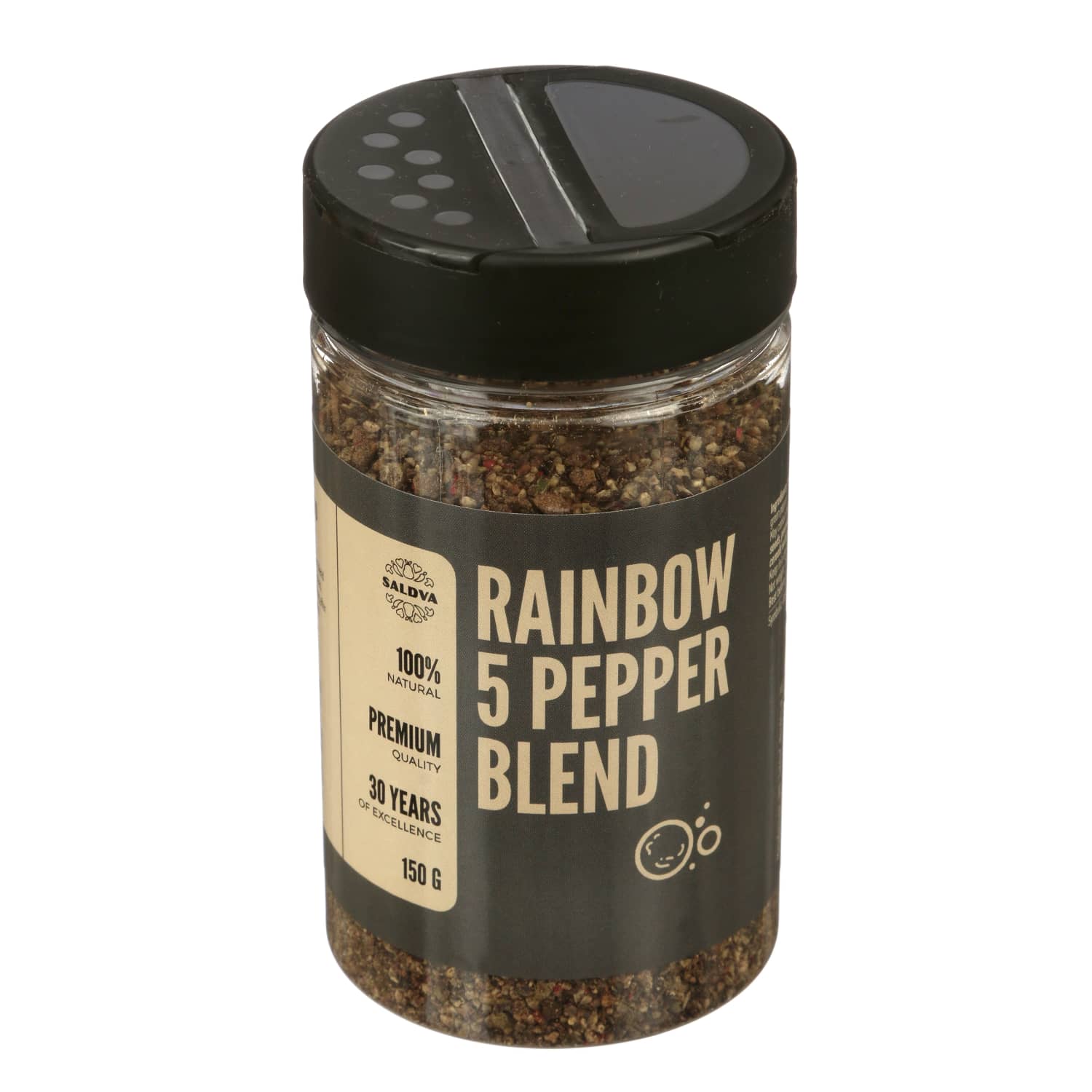 Five types of ground pepper SALDVA, 150 g