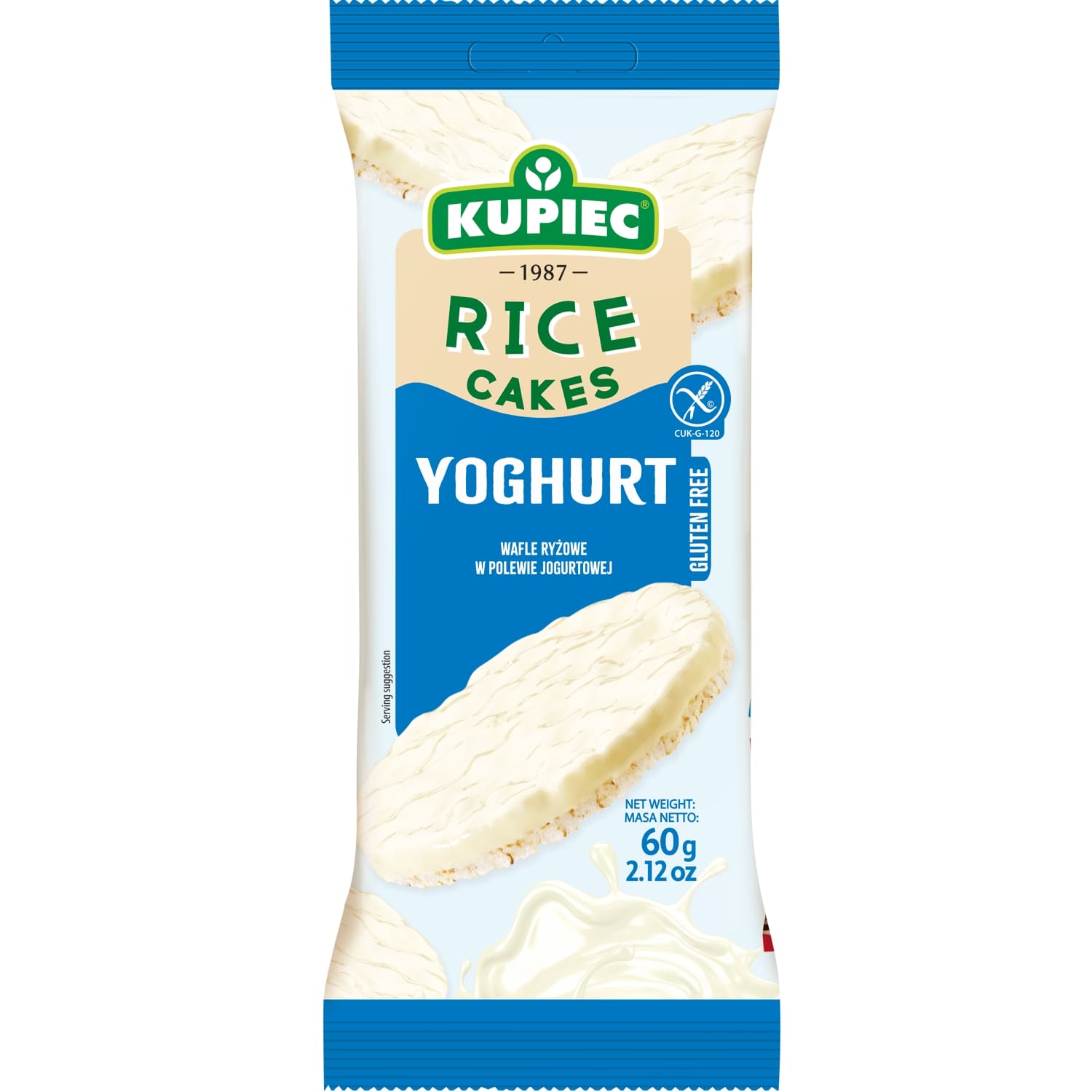 Ryžių trapučiai su jog. glazūra KUPIEC, 60 g