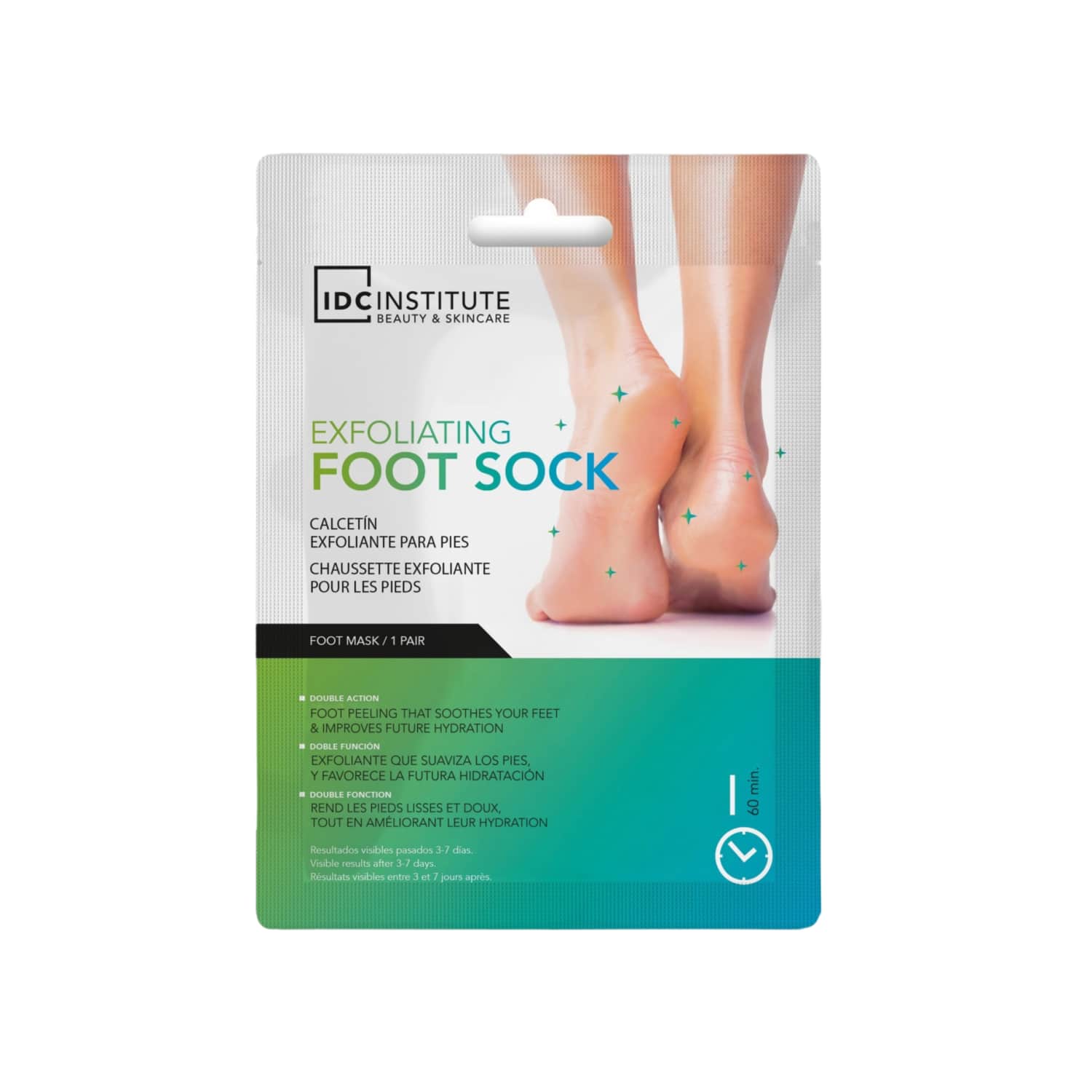 Foot mask IDC INSTITUTE EXFOLIATING, 1 pair