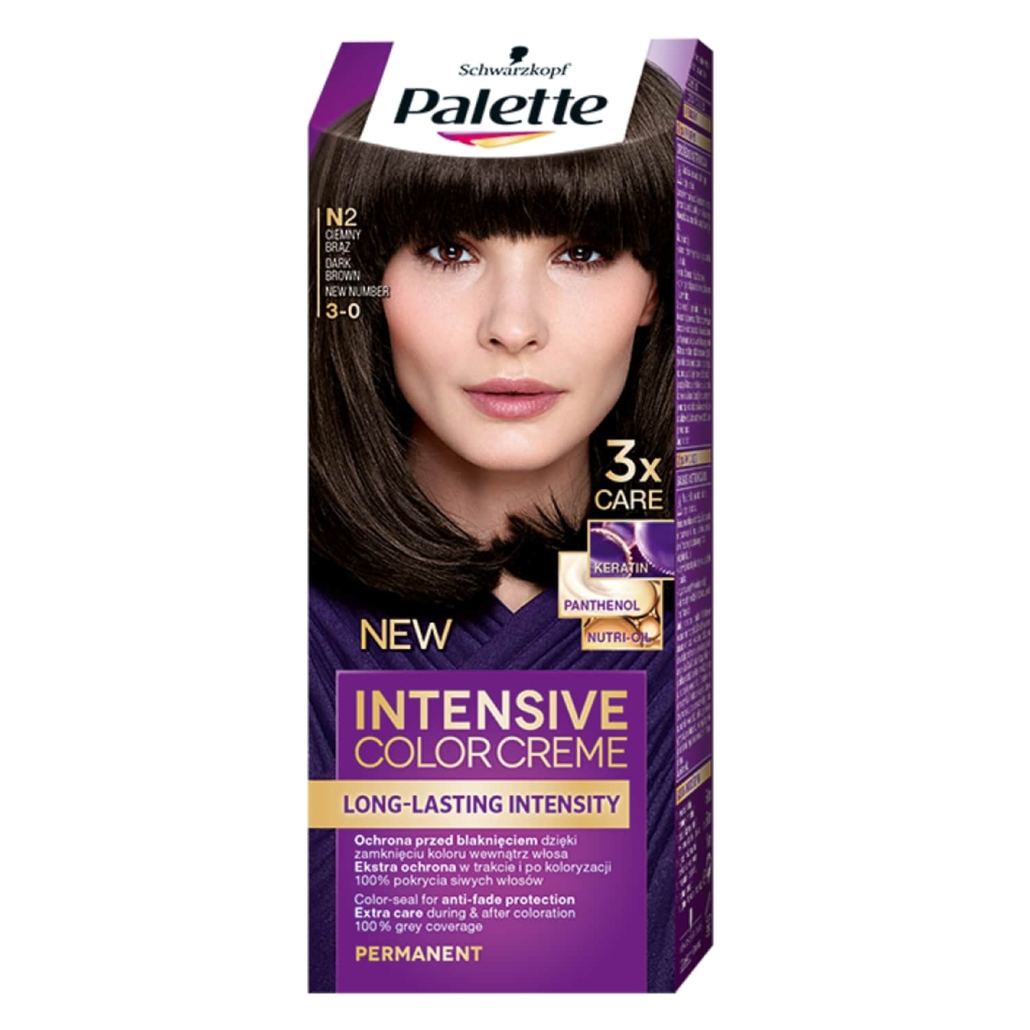 Краска для волос PALETTE INTENS. CC, 3 - 0 (N2)