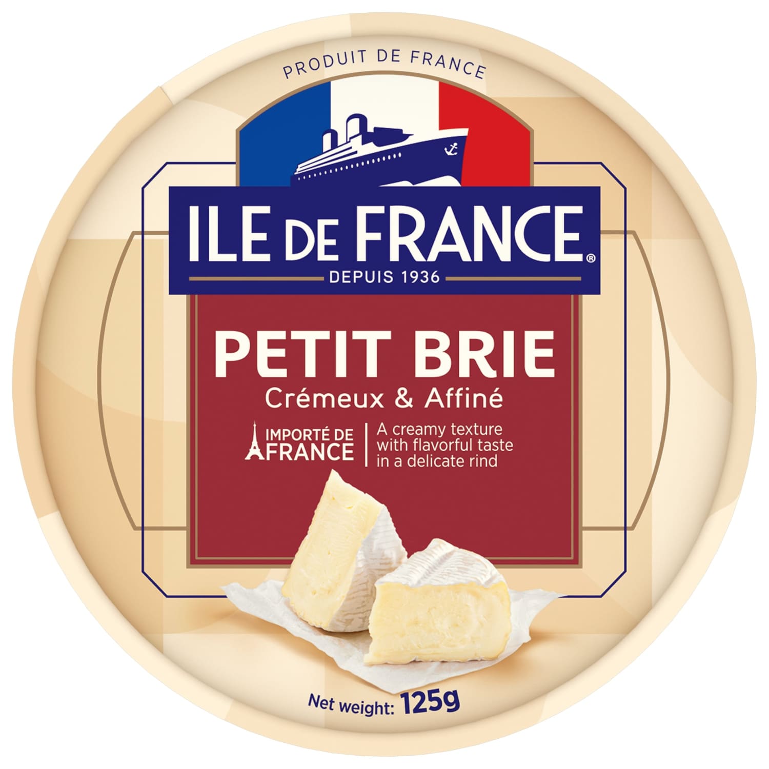 Сыр ILE DE FRANCE Petit brie, 50%, 125 г