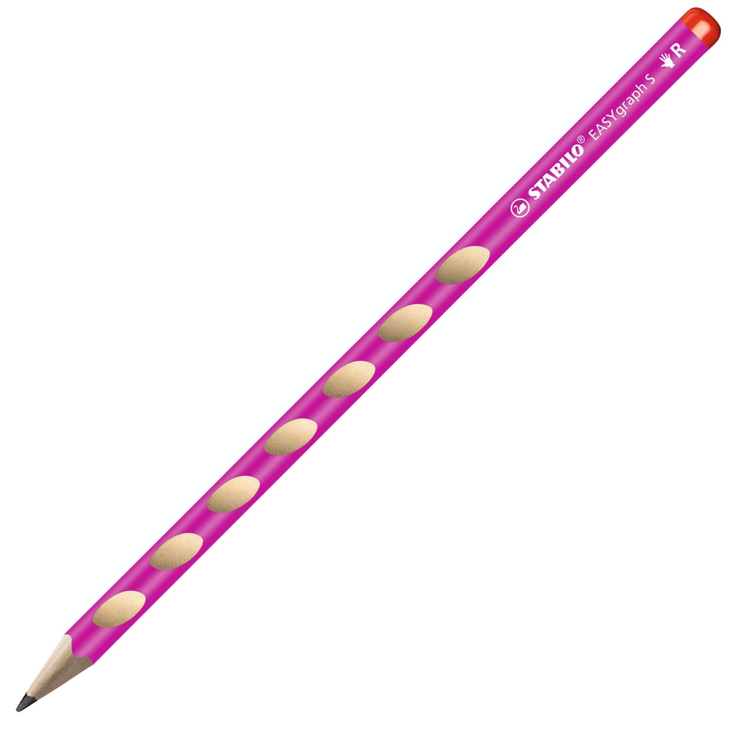 Pieštukas STABILO EASYGRAPH, dešiniar., rož.