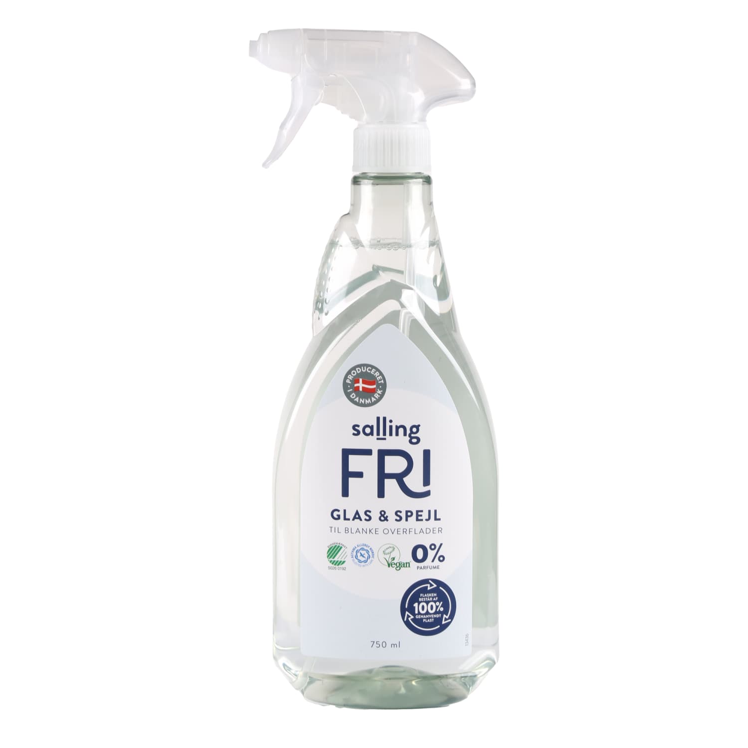 Glass and mirror cleaner SALLING FRI, 750 ml
