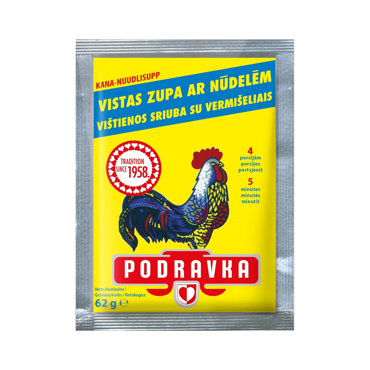 Chicken soup with vermicelli, PODRAVKA, 62 g