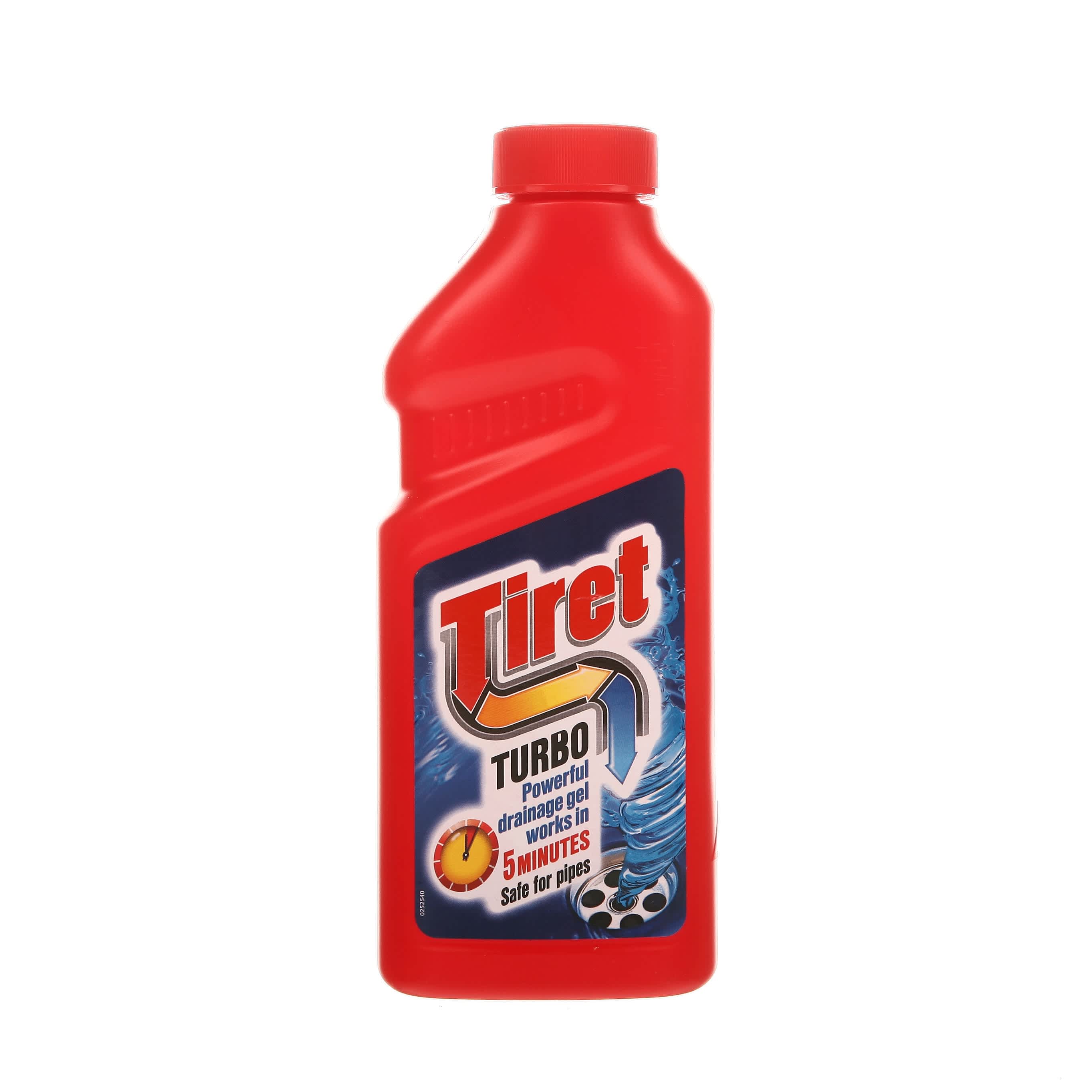 Drain pipe cleaner TIRET TURBO, 500ml