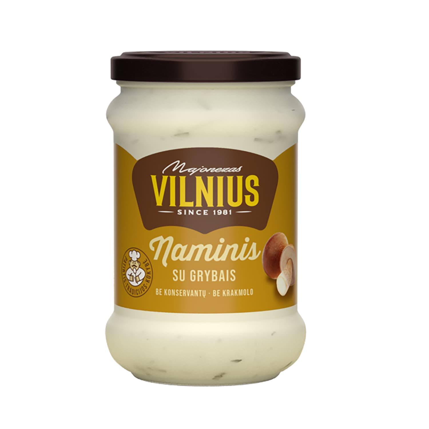 Майонез с грибами VILNIUS, 70.5%, 250 мл