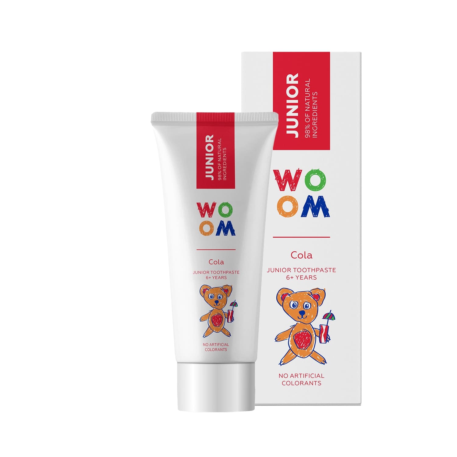 Toothpaste WOOM Junior Cola, 50 ml