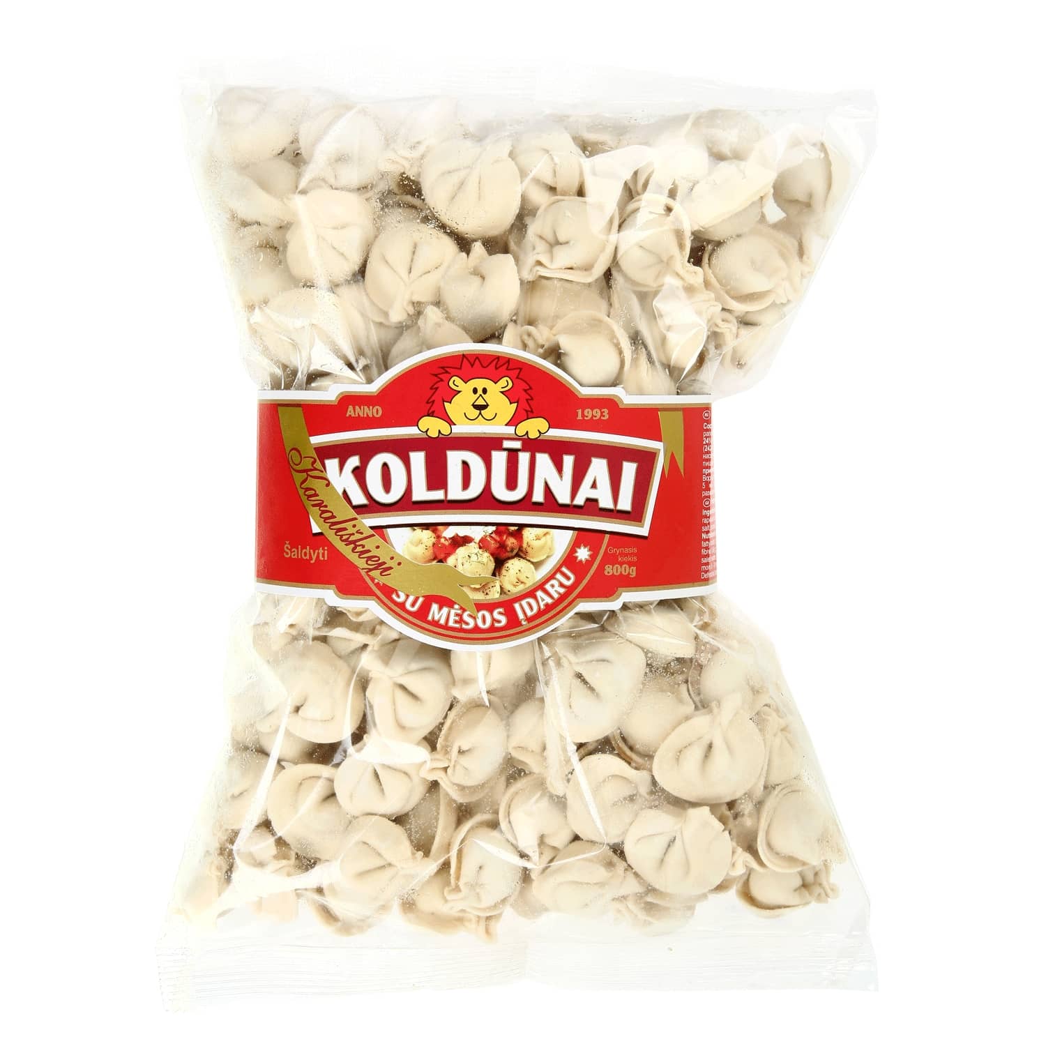 Frozen KARALIŠKIEJI dumplings with meat filling, 800 g