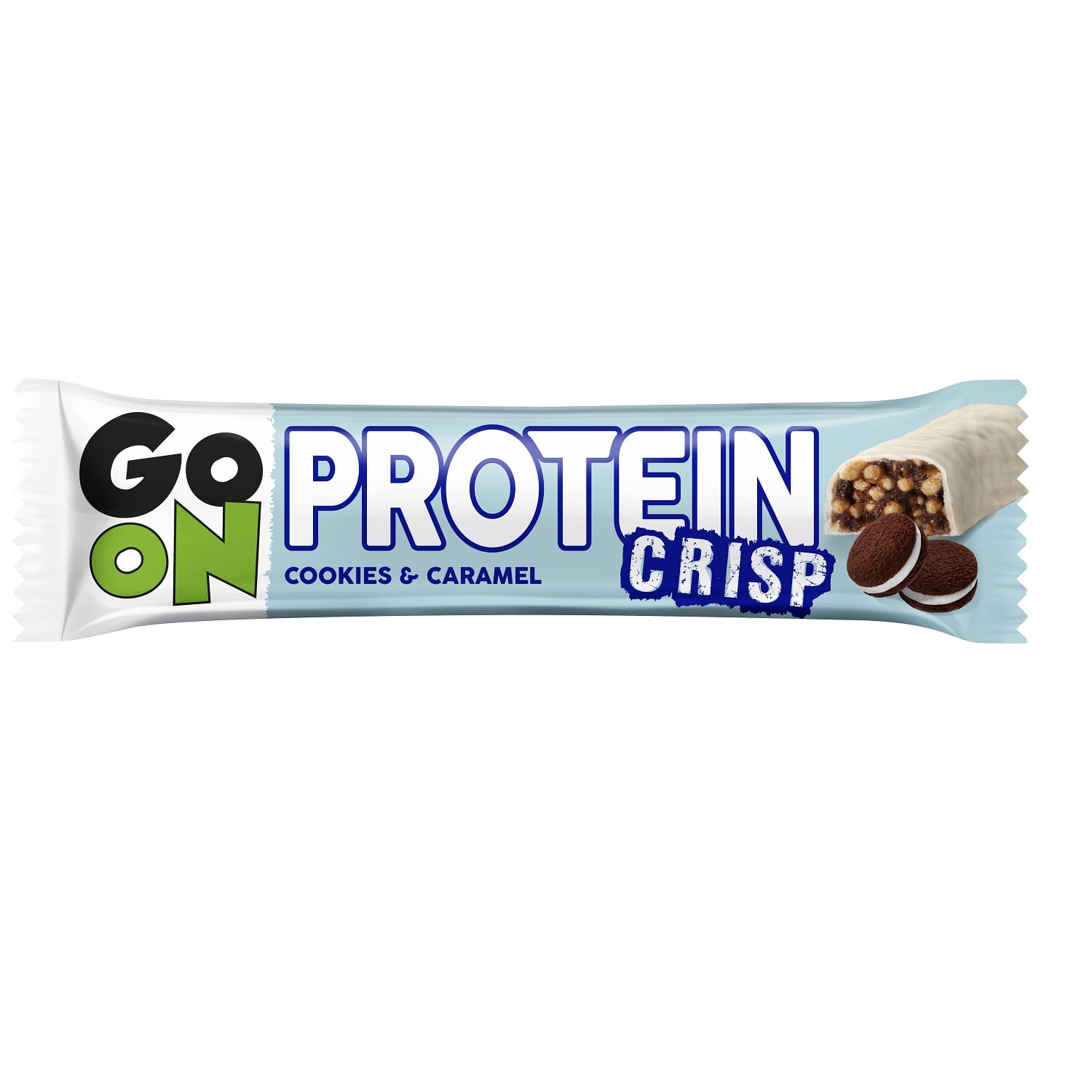 Batonėlis su saldik. GO ON CRISP COOKIE, 50 g